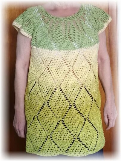 Häkelanleitung Tunika, Shirt Scarlet