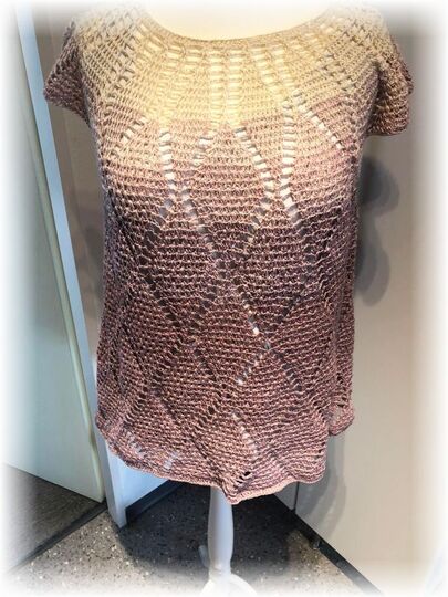 Häkelanleitung Tunika, Shirt Scarlet