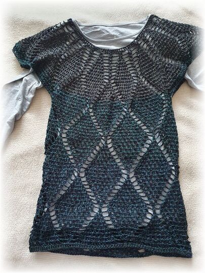 Häkelanleitung Tunika, Shirt Scarlet