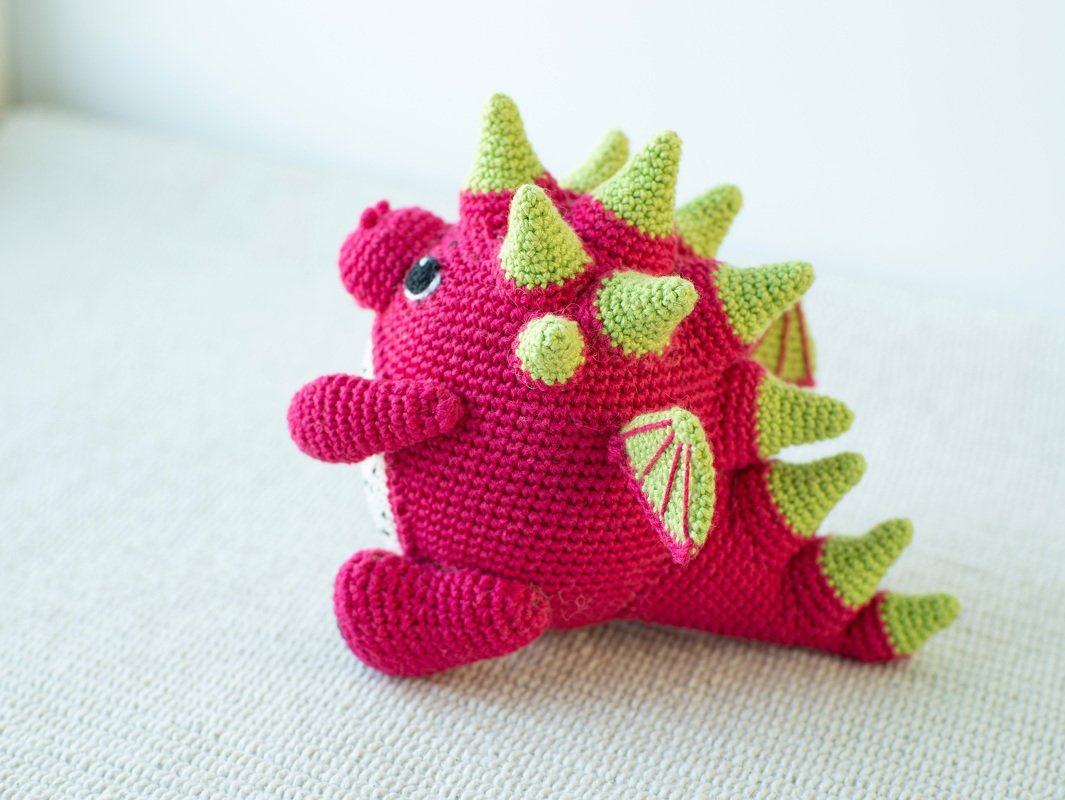 Crochet fruit dragon pattern - Image 2