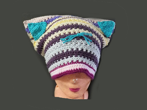 Mütze - Katzenmütze - Miau