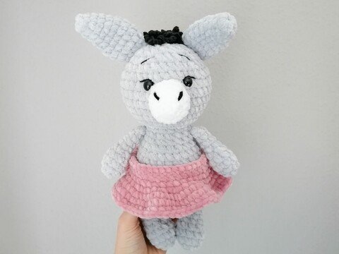 Häkelanleitung Ella der Esel, Amigurumi, Esel häkeln