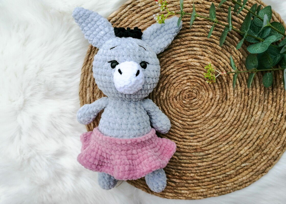Häkelanleitung Ella der Esel, Amigurumi, Esel häkeln - Bild 3