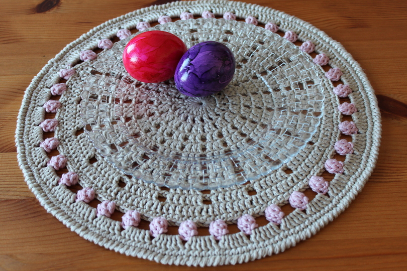 "versteckte Ostereier" Platzdeckchen häkeln PDF-Anleitung