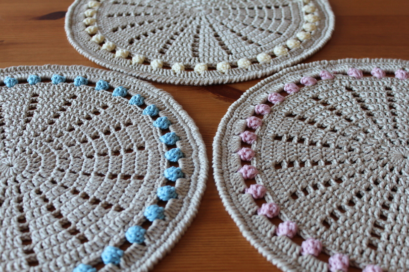 "versteckte Ostereier" Platzdeckchen häkeln PDF-Anleitung