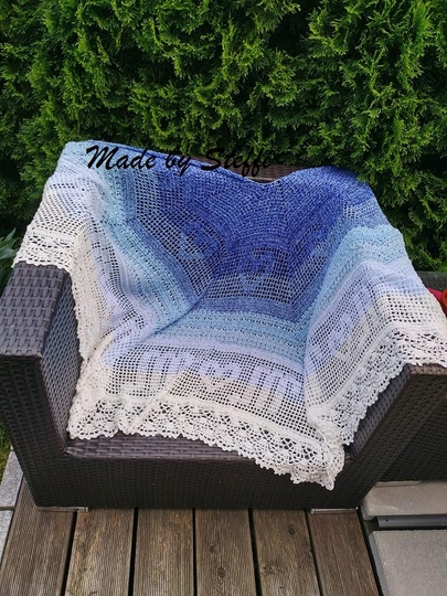 Häkelanleitung Mehrecktuch Sternzeichen "Skorpion"