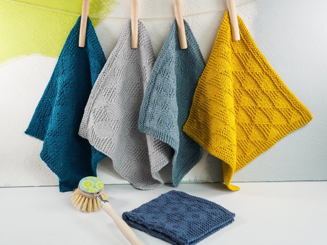 Dishcloths "Scandi", 5 easy patterns to knit - Image 16
