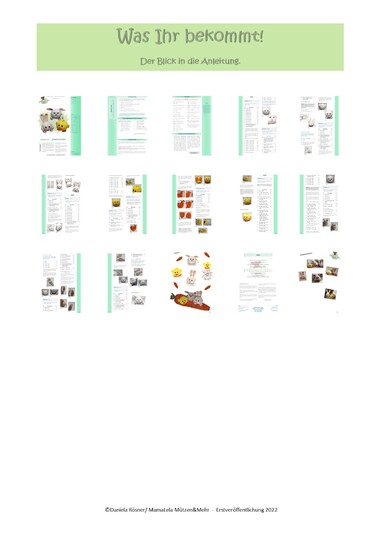 OSTER Ensemble – Häkelanleitungen (SET)