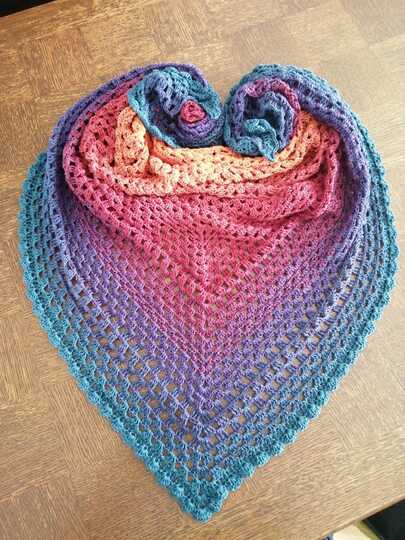 Häkelanleitung Tuch Moira