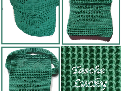 Häkelanleitung Tasche "Lucky"