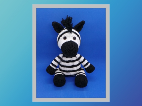 Häkelanleitung Zebra Zilli