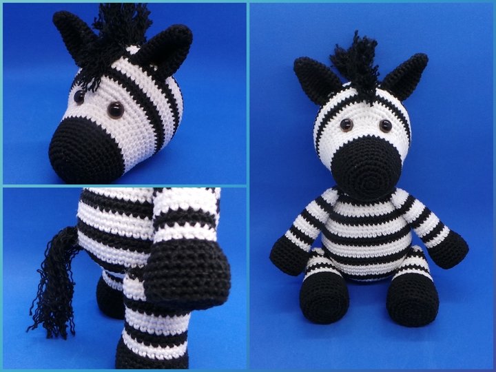 Häkelanleitung Zebra Zilli