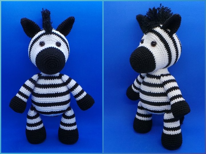 Häkelanleitung Zebra Zilli