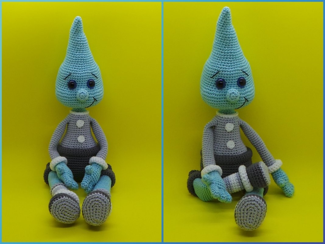Häkelanleitung Tropfenmännchen Tilo - Bild 3