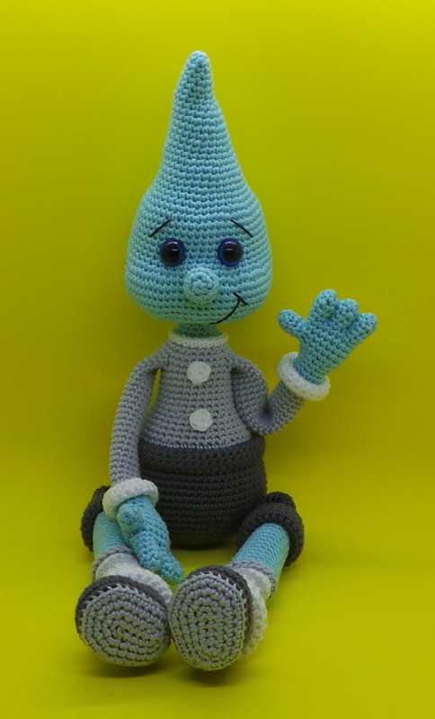 Häkelanleitung Tropfenmännchen Tilo - Bild 5