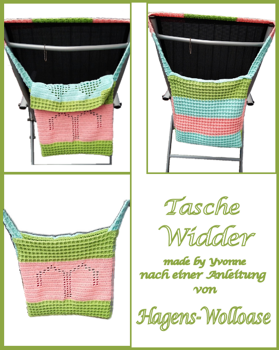 Häkelanleitung Tasche Sternzeichen "Widder" - Bild 2