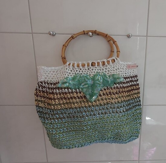 Häkelanleitung Strandtasche Basttasche