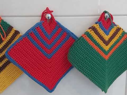 Häkelanleitung Oma´s Topflappen