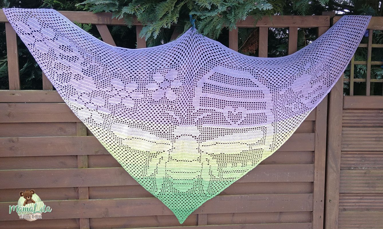 MOTIVTUCH „Biene° - Häkelanleitung - Bild 4