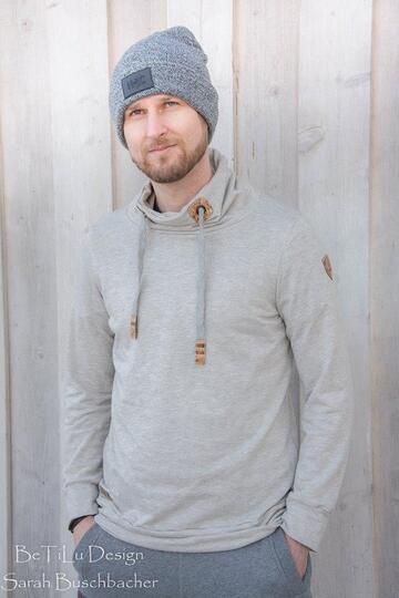 Sweatjacke/ Hoodie Herren – E-Book Schnittmuster Gr. XS-4XL – Nanuc