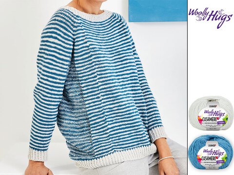 RAGLANPULLI MODERN STRIPES