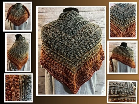 Häkelanleitung Gipfelstürmer flaches Dreieckstuch