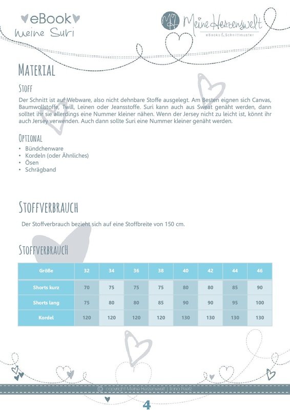Shorts/Hose Damen – E-Book Schnittmuster Gr. 32-52 – Suri - Bild 12