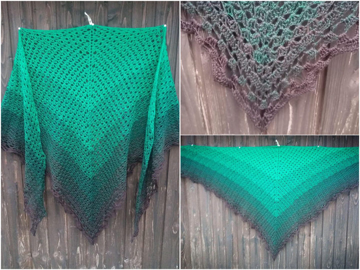 Häkelanleitung - Tuch "Gwen"