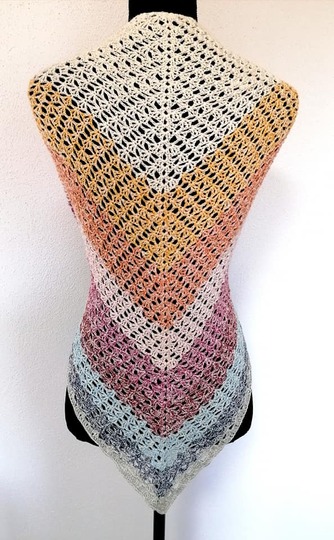 Häkelanleitung - Tuch "Gwen"