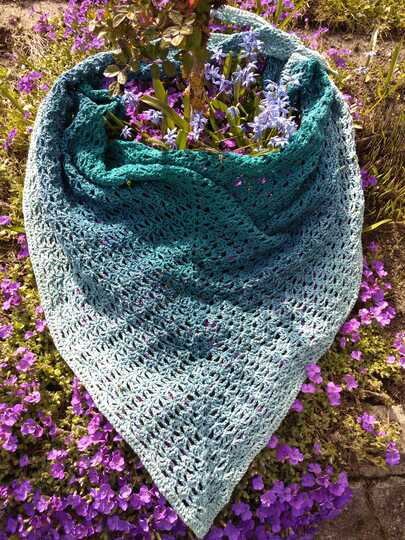 Häkelanleitung - Tuch "Gwen"