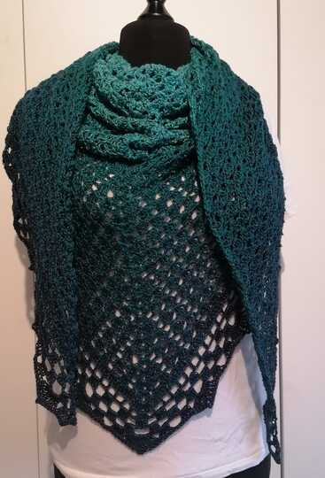 Häkelanleitung - Tuch "Gwen"