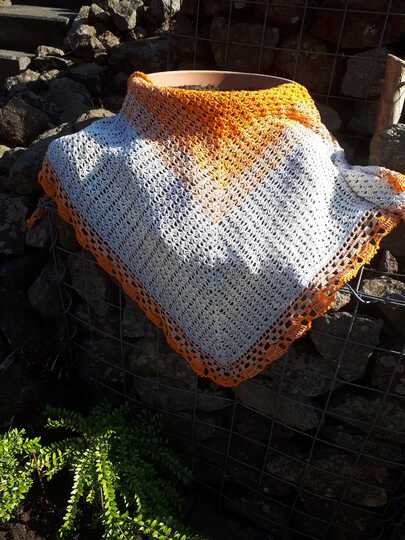 Häkelanleitung - Tuch "Gwen"