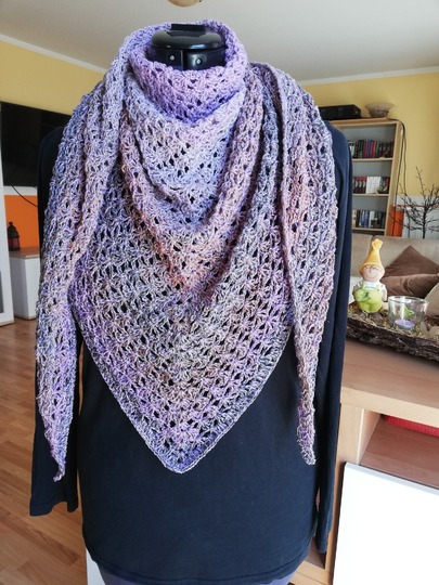 Häkelanleitung - Tuch "Gwen"