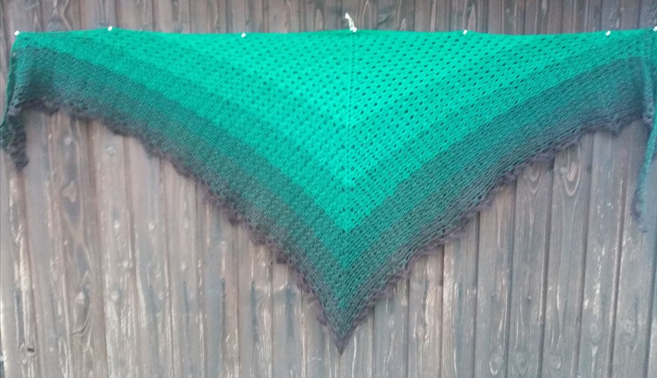 Häkelanleitung - Tuch "Gwen"