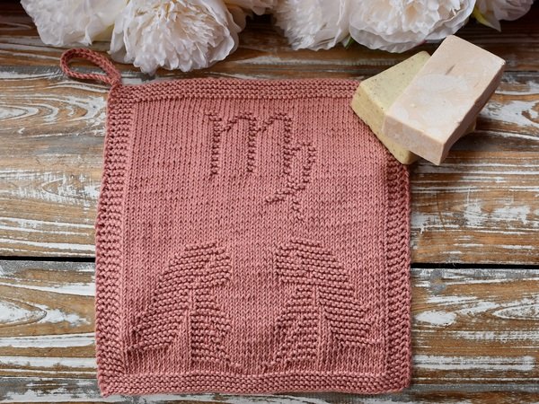 Knitting Pattern ALL 12 Star Signs - Dishcloth / Washcloth