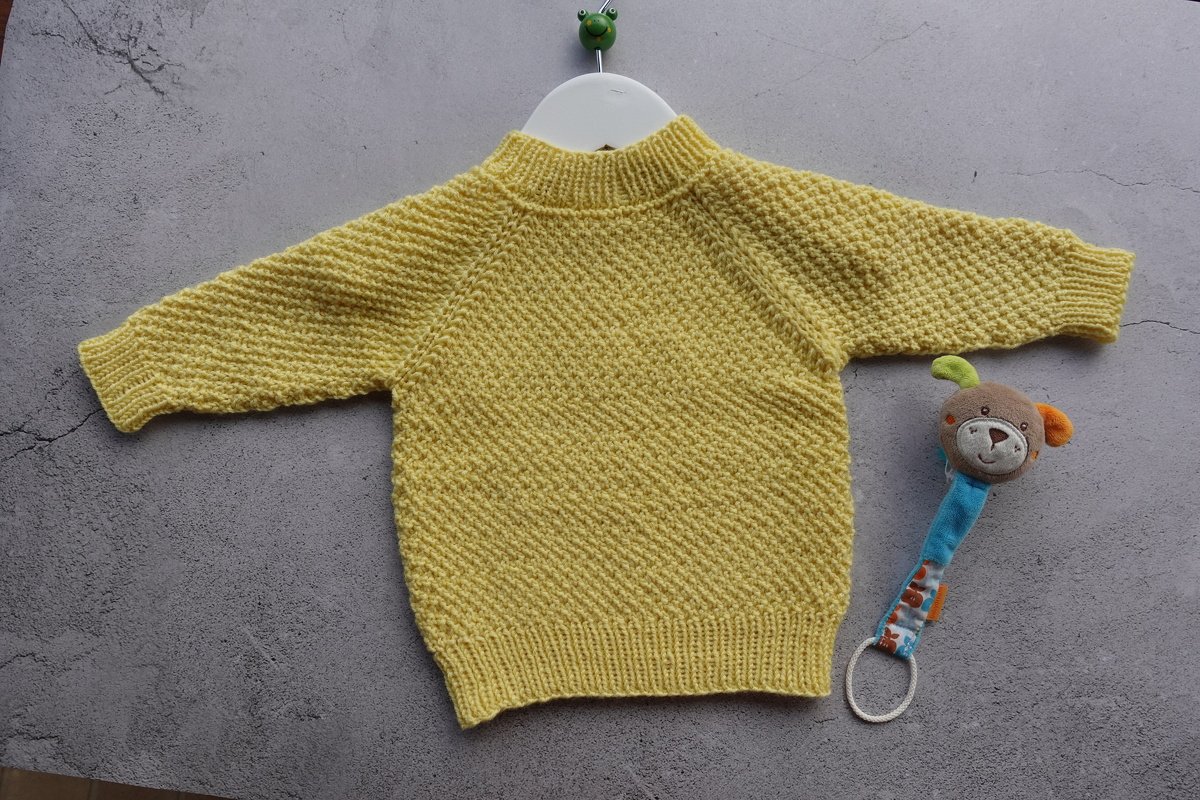 Raglanpulli mit Perlmuster - Bild 2