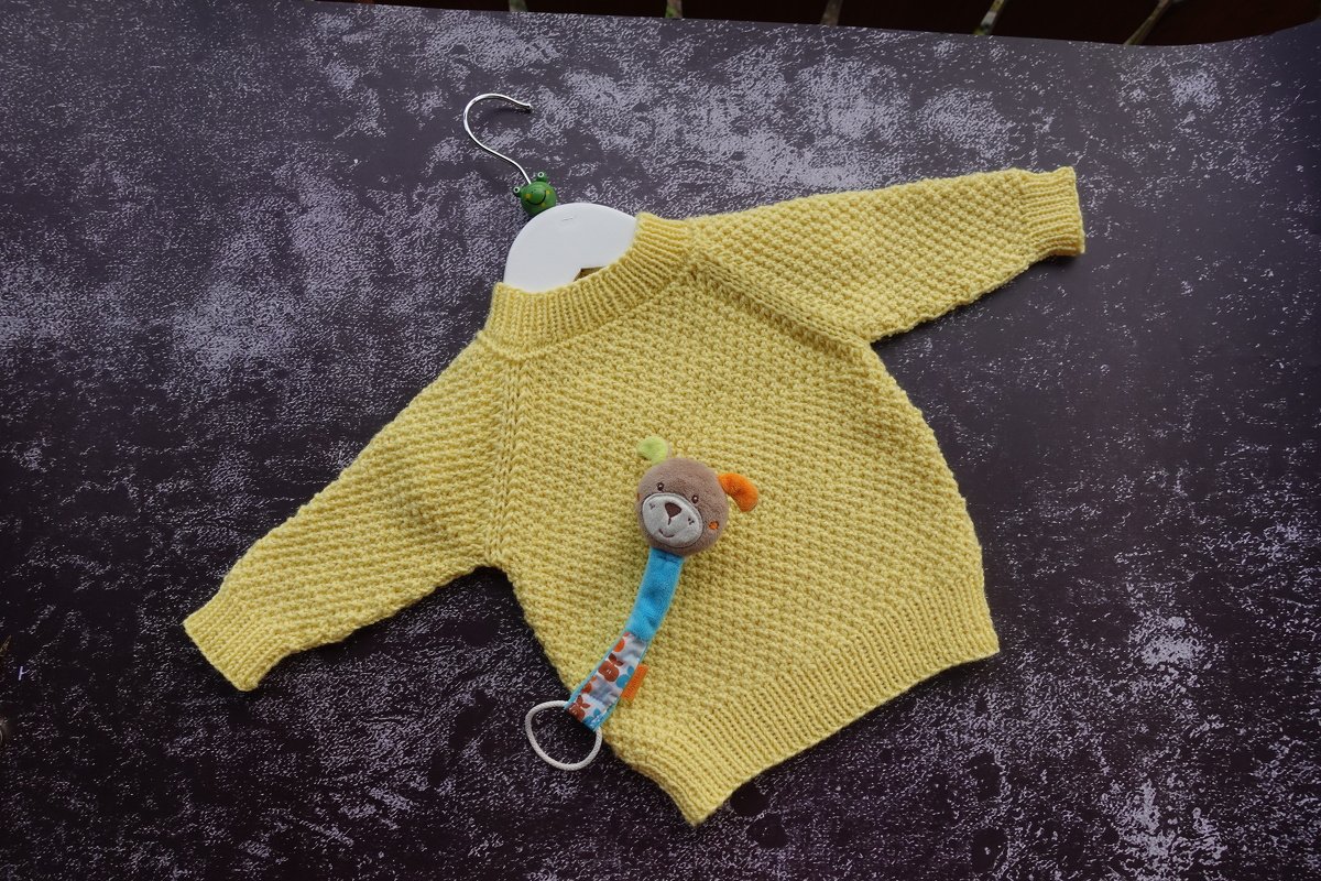 Raglanpulli mit Perlmuster - Bild 5