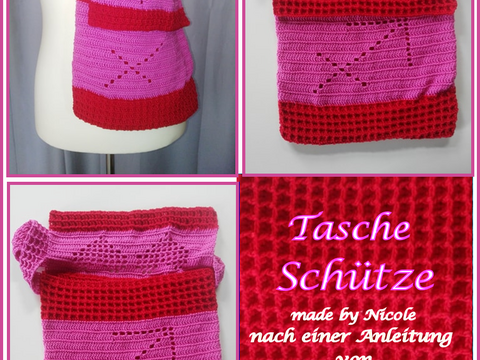 Häkelanleitung Tasche Sternzeichen "Schütze"