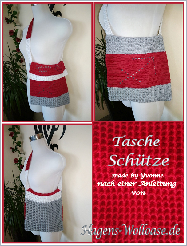 Häkelanleitung Tasche Sternzeichen "Schütze" - Bild 3