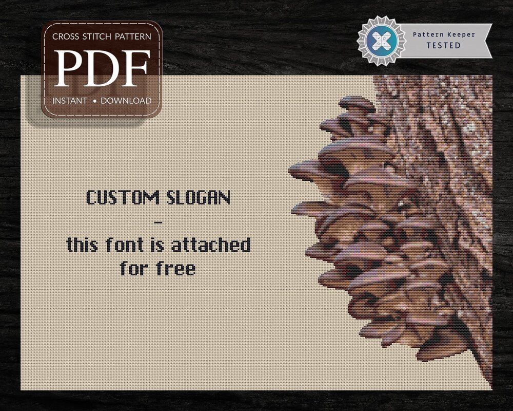 Many Fungi > Cross Stitch Pattern PDF