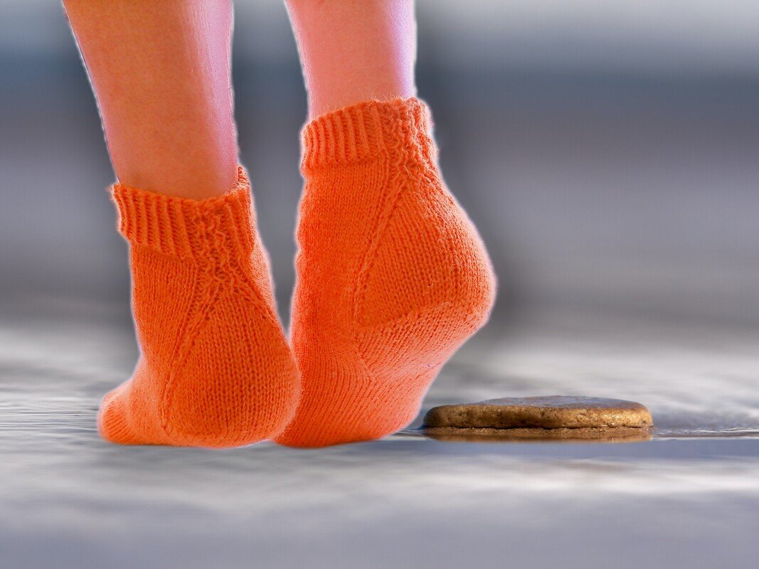 Sneaker socks. Knitting pattern - Image 4