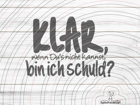 Klar Plotterdatei SVG DXF