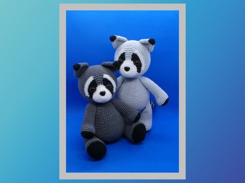 Häkelanleitung Waschbär Waldi