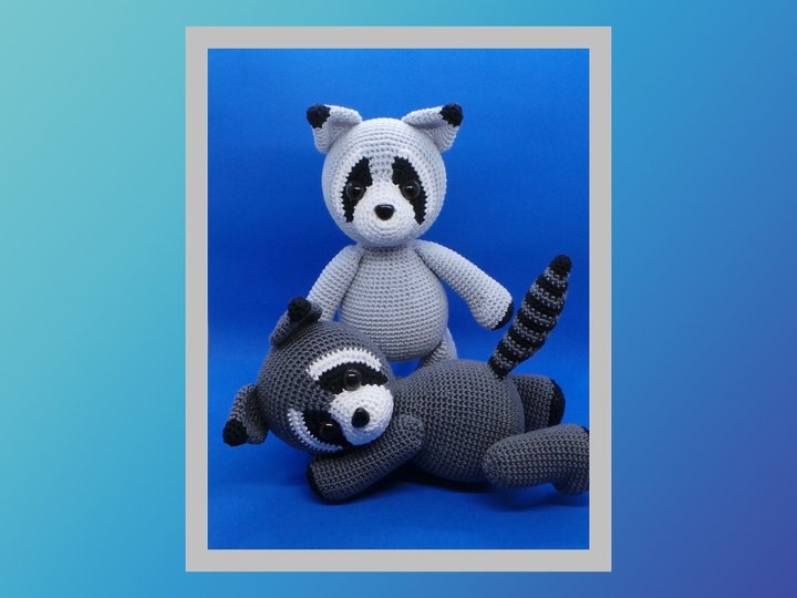 Häkelanleitung Waschbär Waldi