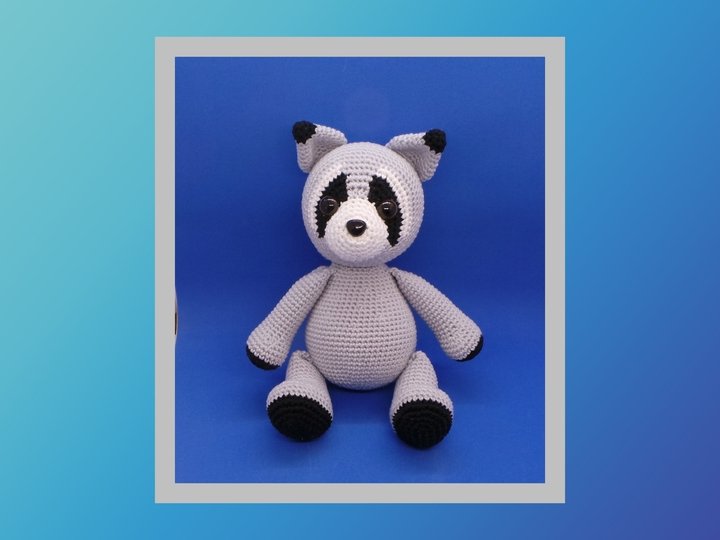 Häkelanleitung Waschbär Waldi
