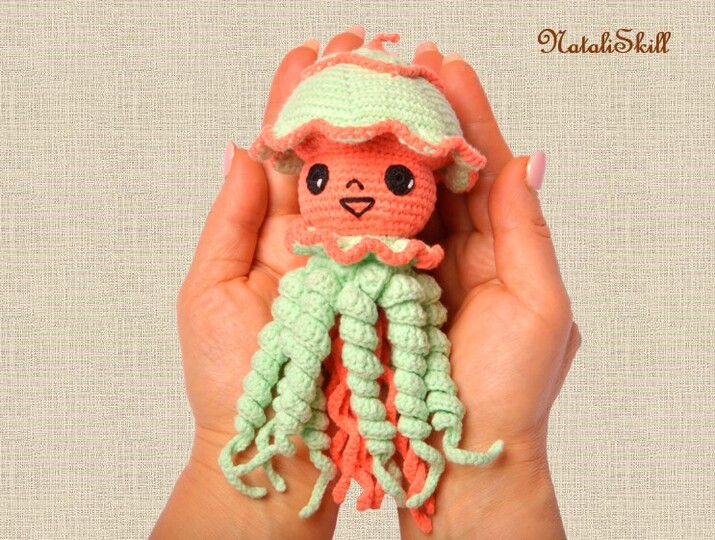 Crochet Baby mobile "Ocean Creatures"| Baby crib mobile| Crocheted mobile