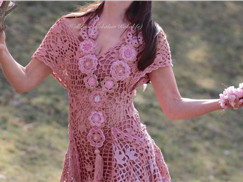 Häkel Anleitung Boho Blumen Häkelkette Dornröschen
