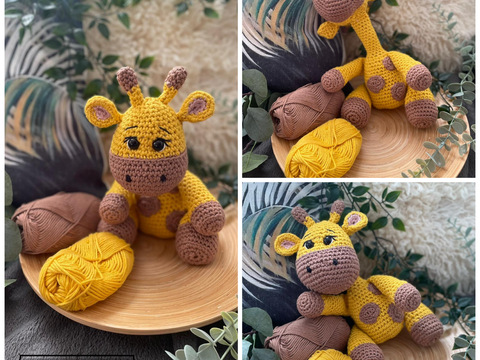 Häkelanleitung Raffi - Giraffenbaby - Dschungelbabys