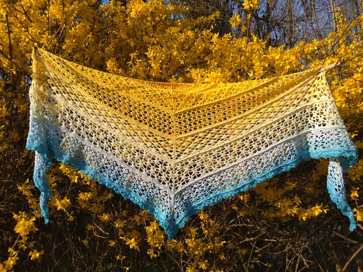 Häkelanleitung Tuch Mika