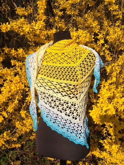 Häkelanleitung Tuch Mika